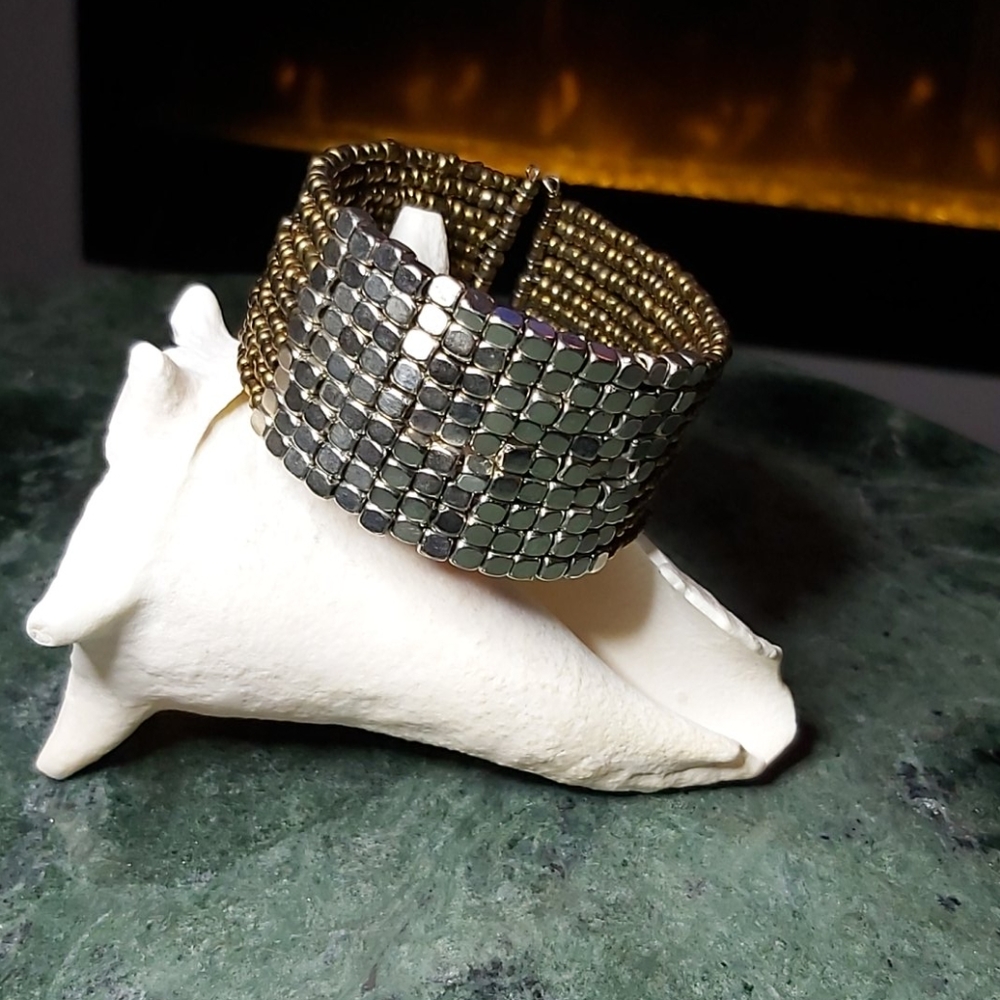 Seed bead bracelet